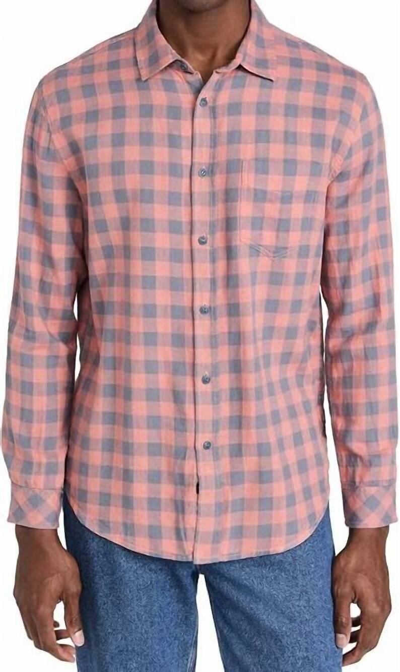 NEW RAILS wyatt shirt in april rose/pink plaid